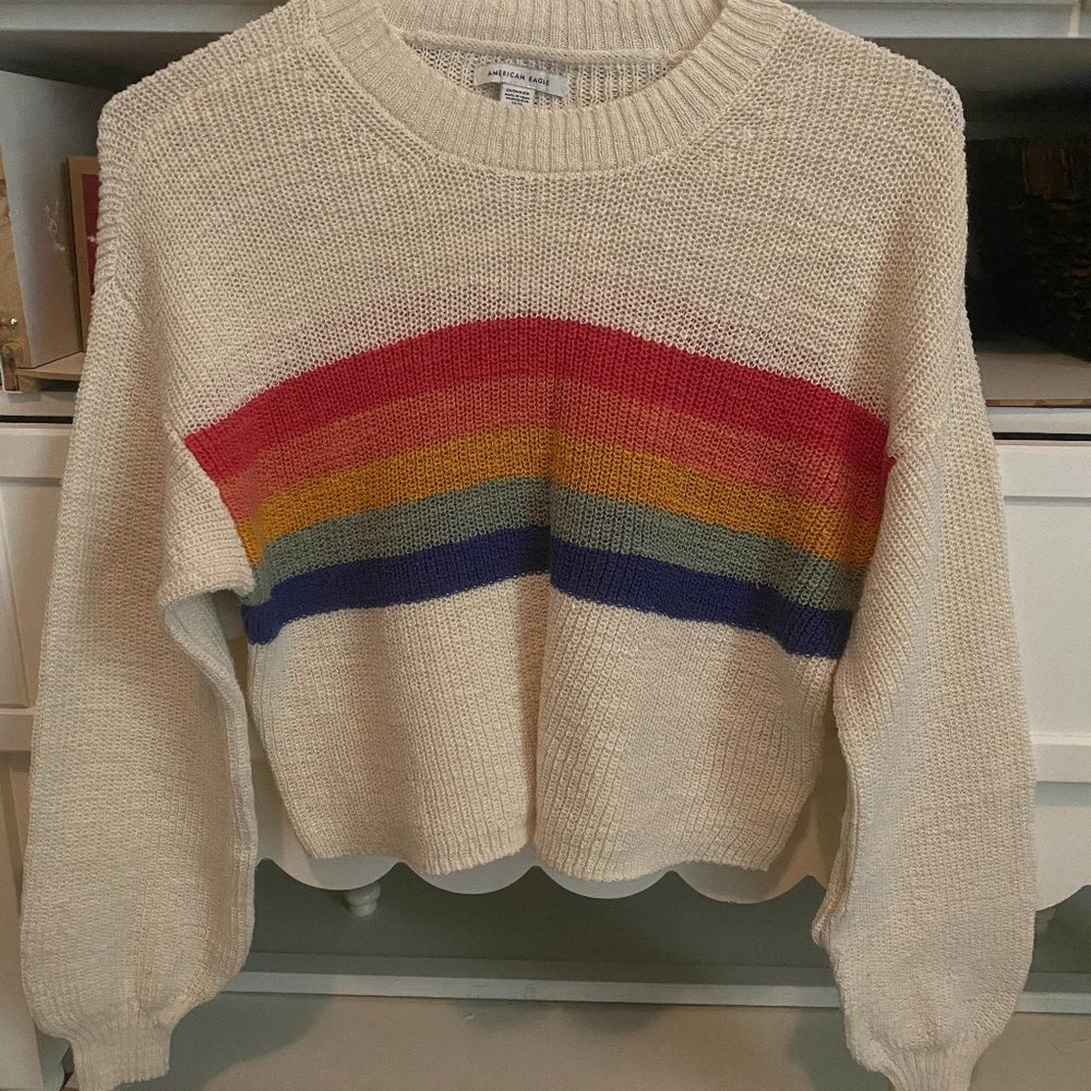 rainbow aerie sweater